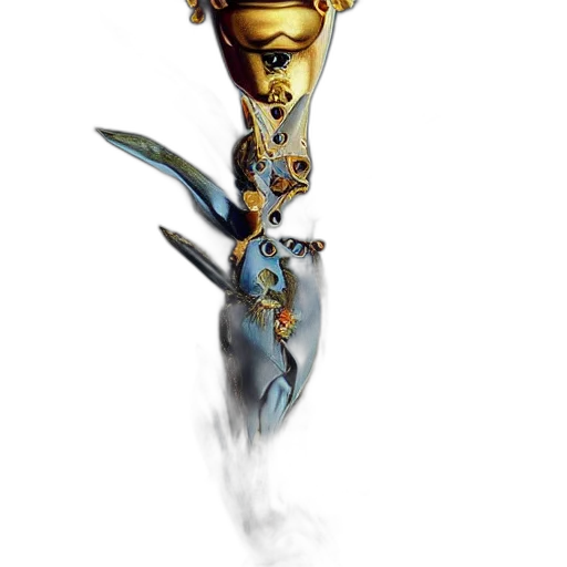 sword, weapon, staff, robot transparent PNG cut-out
