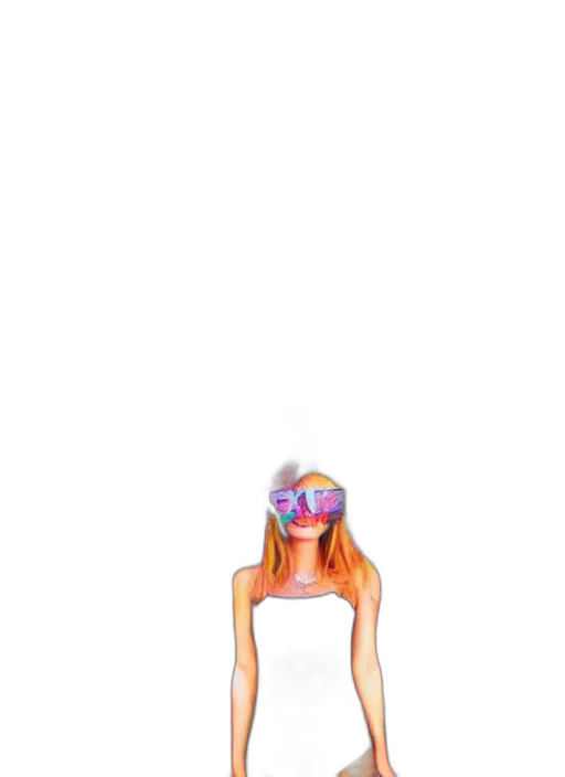 mask, dress, face, hair transparent PNG cut-out