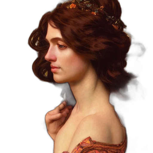 crown, dress, face, jewelry transparent PNG cut-out