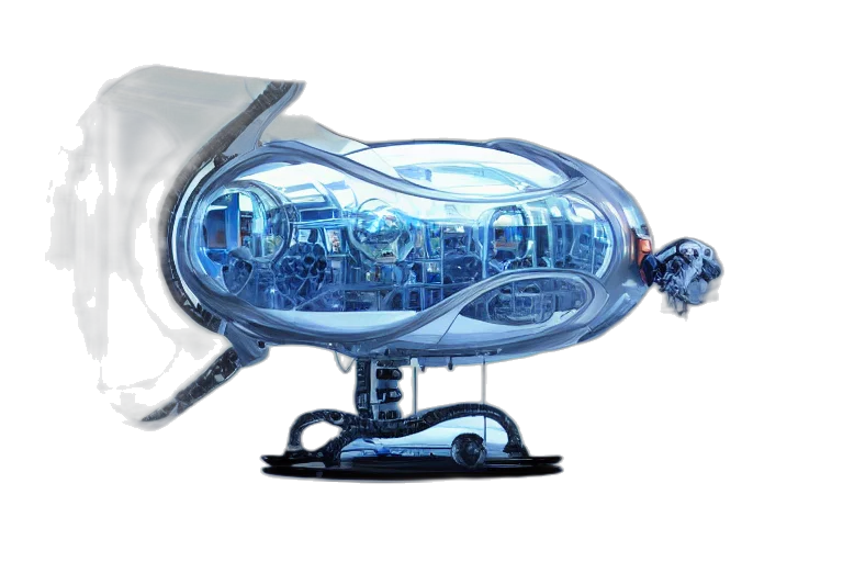 robot, bottle, car, concept art transparent PNG cut-out