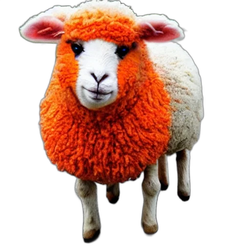 animal, mask, hat, creature, cute, little, sheep, wearing transparent PNG cut-out