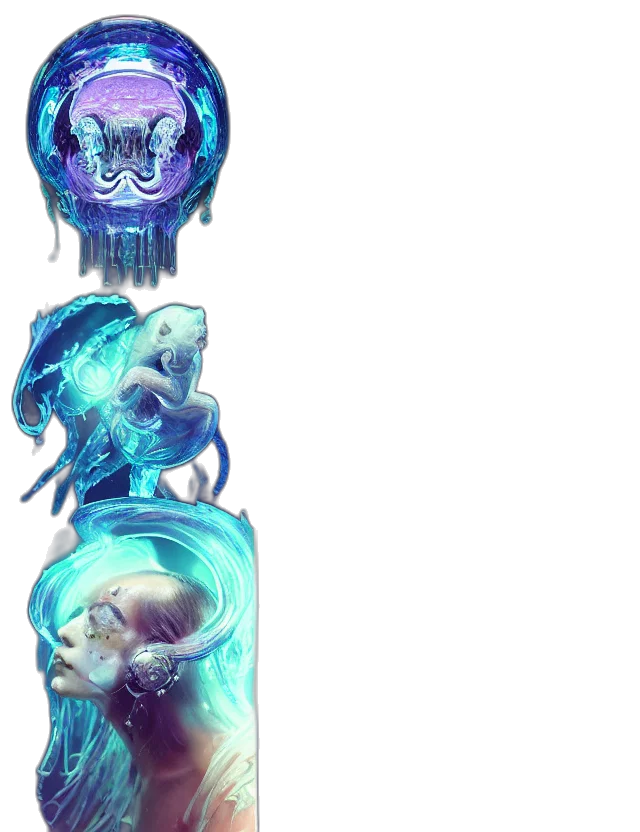bottle, jewelry, staff, crown transparent PNG cut-out