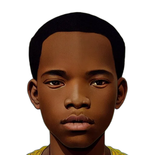 face, photorealistic, cartoon, concept art, 3d render, colourful, upper, half transparent PNG cut-out