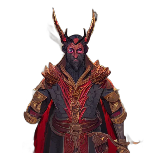 staff, mask, dragon, fantasy art, concept art, pixel art, 3d render, red transparent PNG cut-out