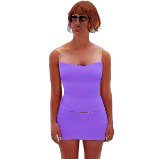 dress, 3d render, vaporwave, concept art transparent PNG cut-out