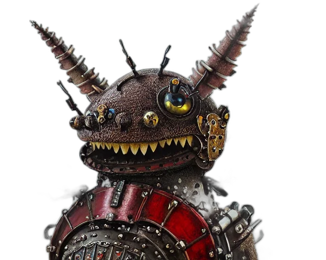 dragon, mask, robot, concept art transparent PNG cut-out