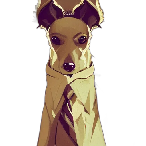 staff, animal, creature, dress transparent PNG cut-out