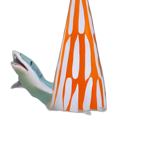 umbrella, staff, animal, hat, 3d render, vaporwave, concept art, photorealistic transparent PNG cut-out
