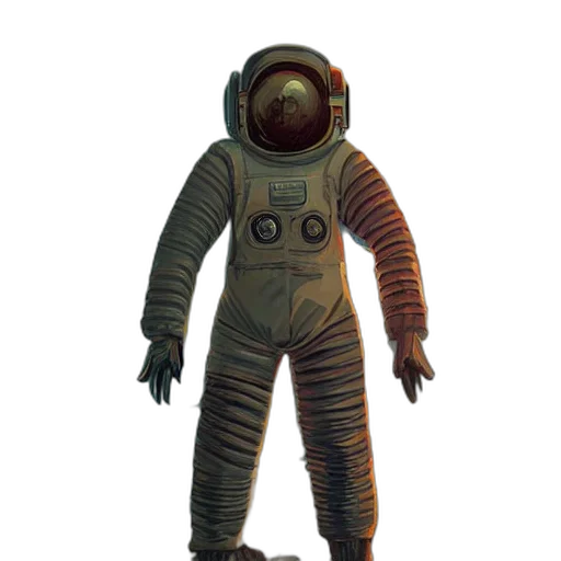 robot, creature, staff, mask transparent PNG cut-out
