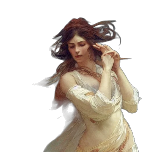 dress, dragon, face, sword transparent PNG cut-out