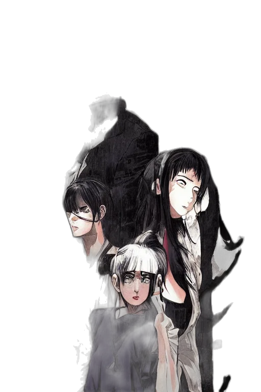 mask, staff, weapon, jacket transparent PNG cut-out