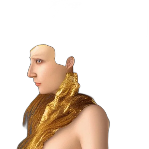 hair, crown, jewelry, mask, fantasy art, 3d render, concept art, photorealistic transparent PNG cut-out