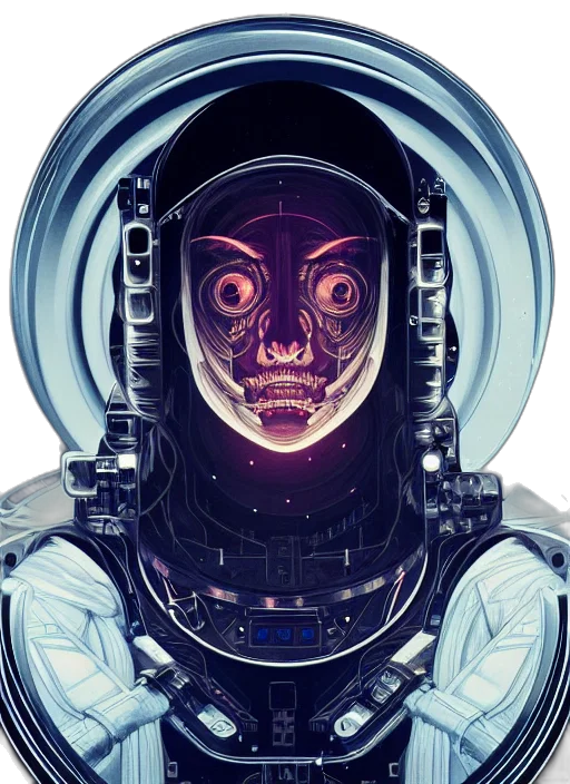robot, mask, face, creature transparent PNG cut-out