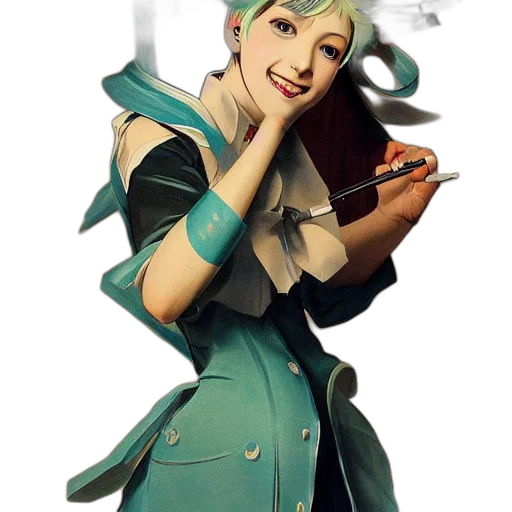 staff, dress, jewelry, concept art, fantasy art, photorealistic, 3d render, green transparent PNG cut-out