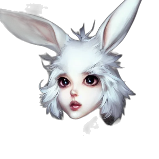 face, mask, creature, staff transparent PNG cut-out