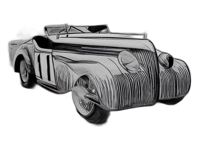 car, pencil sketch, photorealistic, concept art, 3d render, concept, non, coloring transparent PNG cut-out