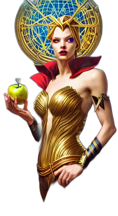 jewelry, dress, crown, fantasy art, concept art, photorealistic, comic book art, golden transparent PNG cut-out