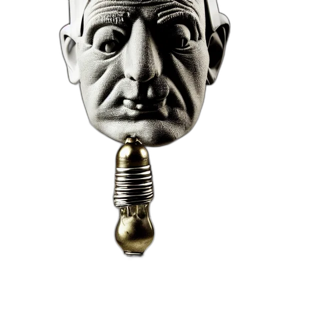mask, jewelry, face, staff, 3d render, photorealistic, bulb, man transparent PNG cut-out