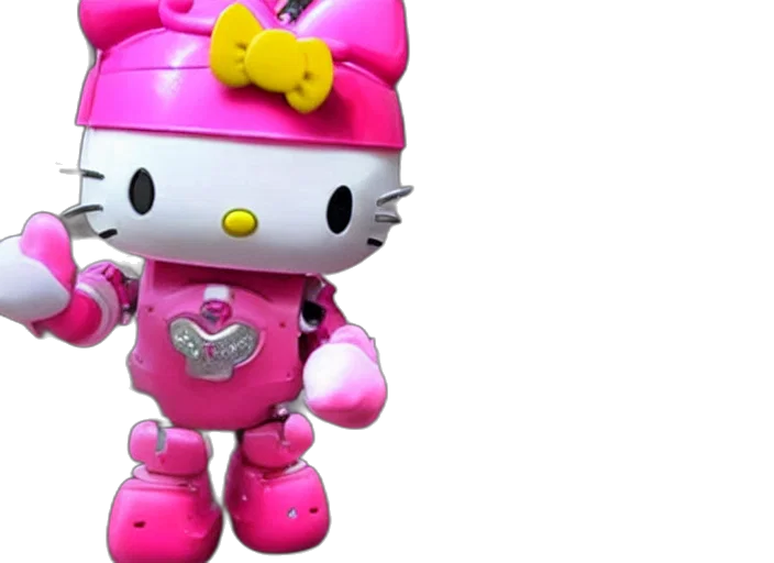 robot, 3d render, concept art, cyberpunk transparent PNG cut-out
