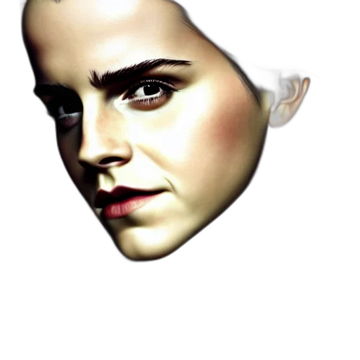 face, mask, crown, hair, photorealistic, 3d render, concept art, pixel art transparent PNG cut-out