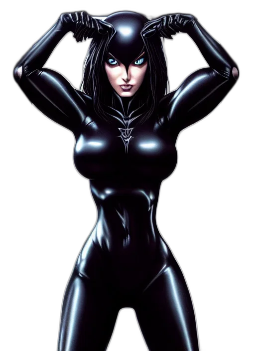 robot, comic book art, concept art, cartoon, fantasy art, symmetry, gantz, portrait transparent PNG cut-out