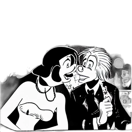 cartoon, comic book art, concept art, city street transparent PNG cut-out