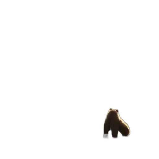 animal, creature, shoes, hat, pixel art, concept art, 3d render, fog transparent PNG cut-out