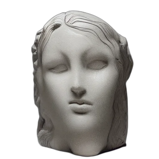 face, mask, crown, jewelry, photorealistic, 3d render, concept art, vaporwave transparent PNG cut-out