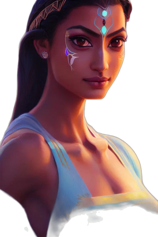 face, dress, mask, weapon transparent PNG cut-out
