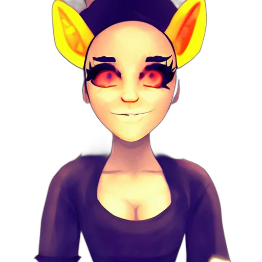 staff, mask, face, cartoon, 3d render, pixel art, anime, golden transparent PNG cut-out