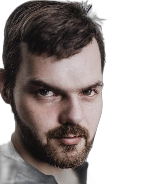 staff, face, jacket, creature transparent PNG cut-out