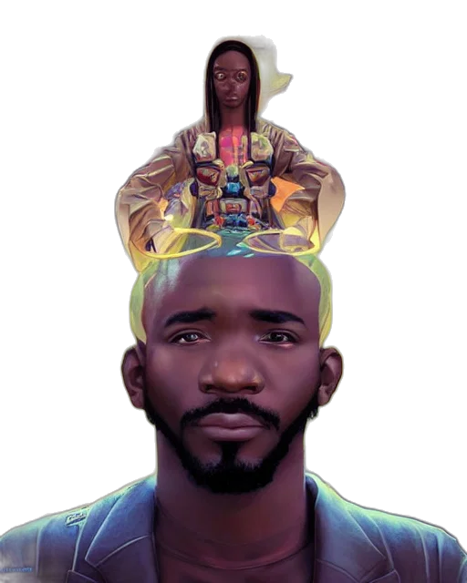 crown, face, hat, concept art transparent PNG cut-out