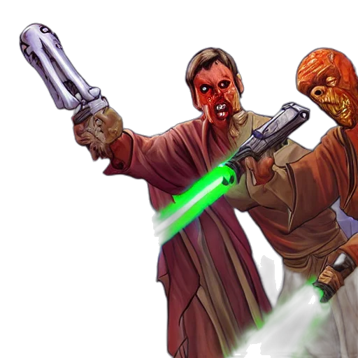 staff, concept art, comic book art, jedi transparent PNG cut-out