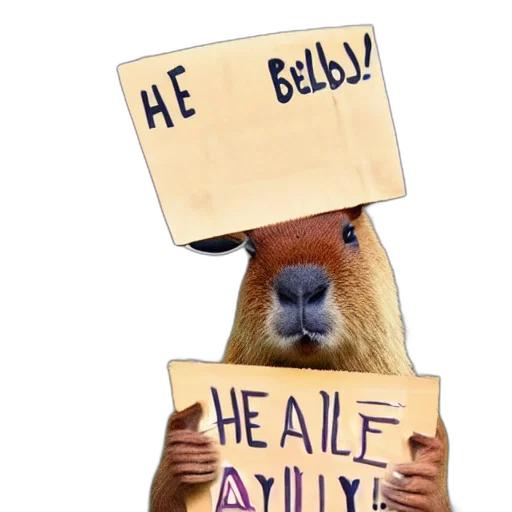 hat, animal, creature, hair transparent PNG cut-out