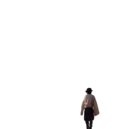 hat, jacket, umbrella, staff, concept art, 3d render, pixel art, photorealistic transparent PNG cut-out