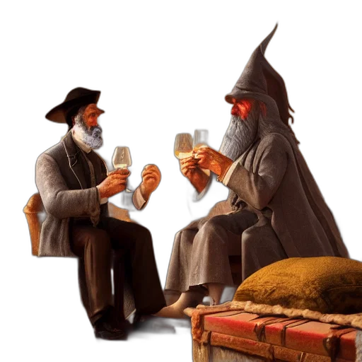 hat, concept art, fantasy art, 3d render transparent PNG cut-out