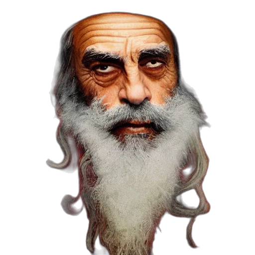 face, creature, mask, hair transparent PNG cut-out