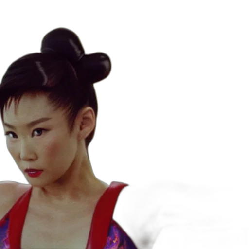 hair, photorealistic, chun-li, 1992 transparent PNG cut-out
