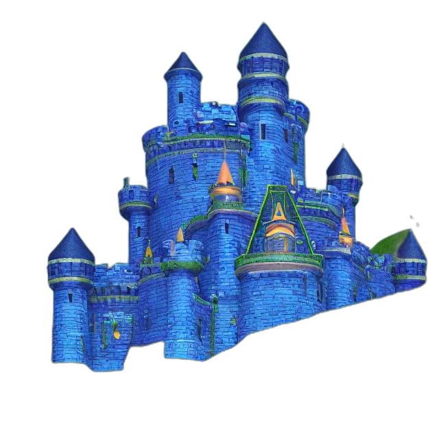 crown, building, 3d render, pixel art, concept art, fantasy art, photorealistic, photo transparent PNG cut-out