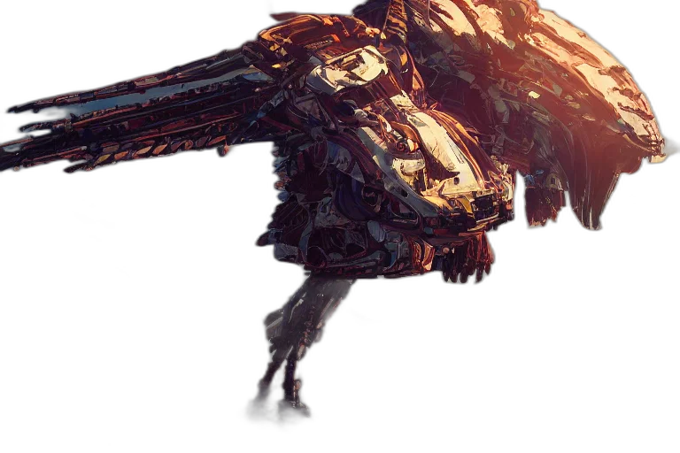 dragon, creature, robot, animal transparent PNG cut-out