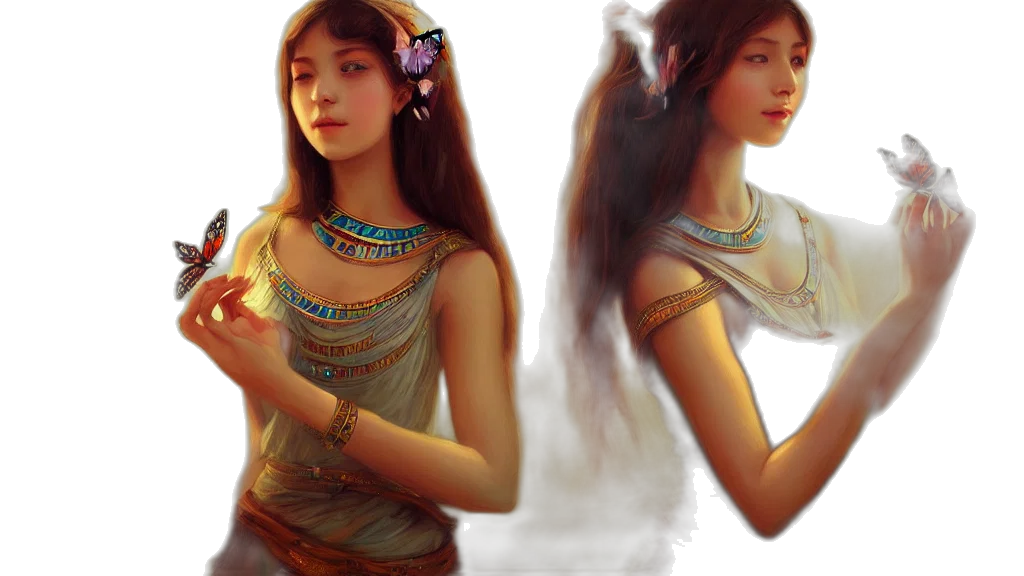 jewelry, dress, fantasy art, concept art, photorealistic, oil painting, pastel, blue transparent PNG cut-out
