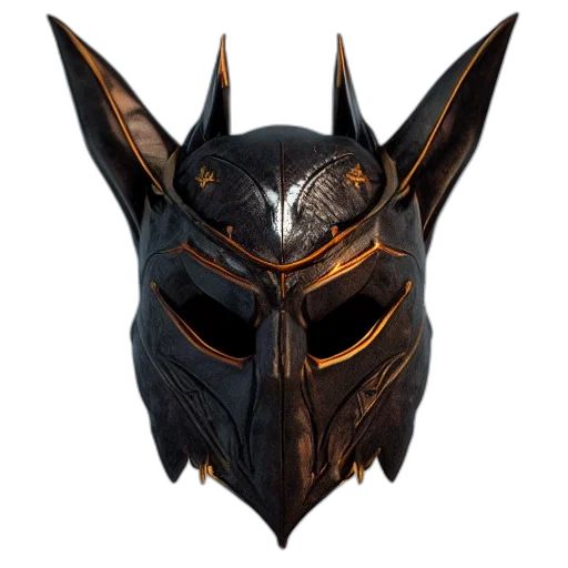 mask, dragon, face, crown transparent PNG cut-out