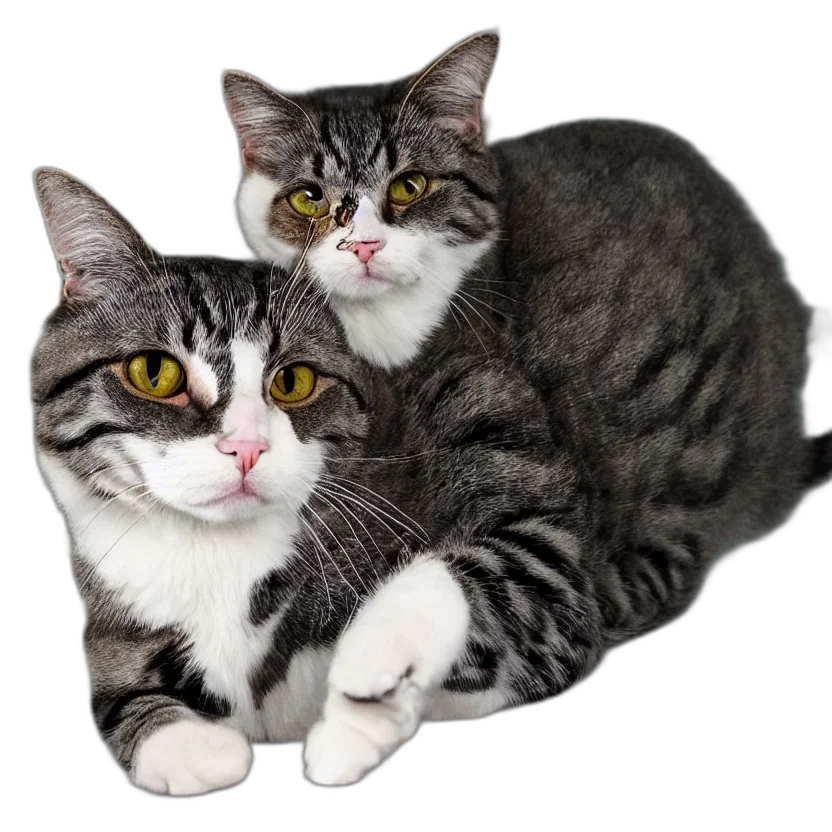 animal, jewelry, photorealistic, 3d render, cartoon, cat transparent PNG cut-out