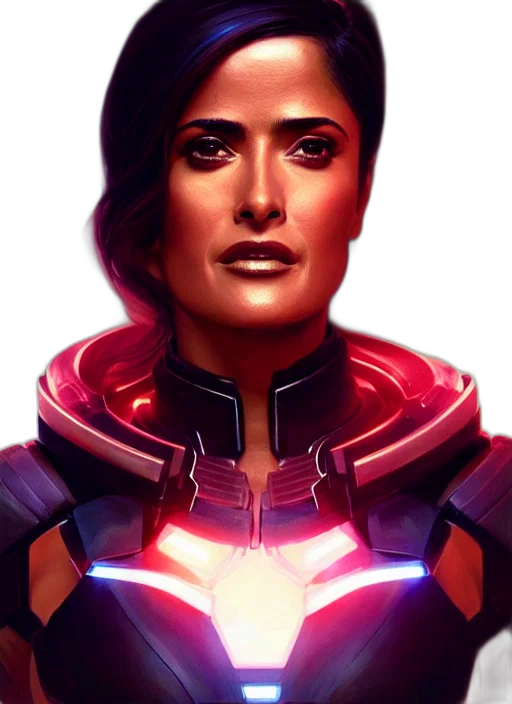 face, robot, comic book art, concept art transparent PNG cut-out