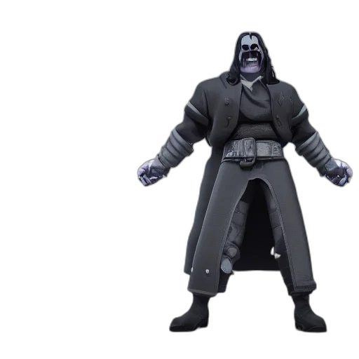 3d render, concept art, undertaker, clash transparent PNG cut-out