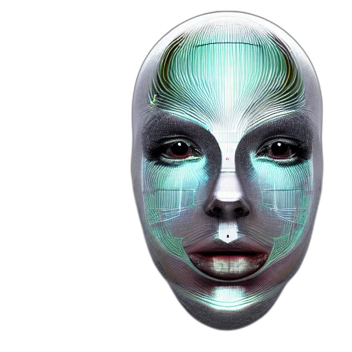 mask, robot, face, jewelry transparent PNG cut-out