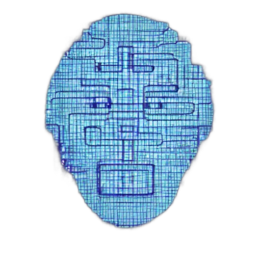 mask, robot, crown, face transparent PNG cut-out