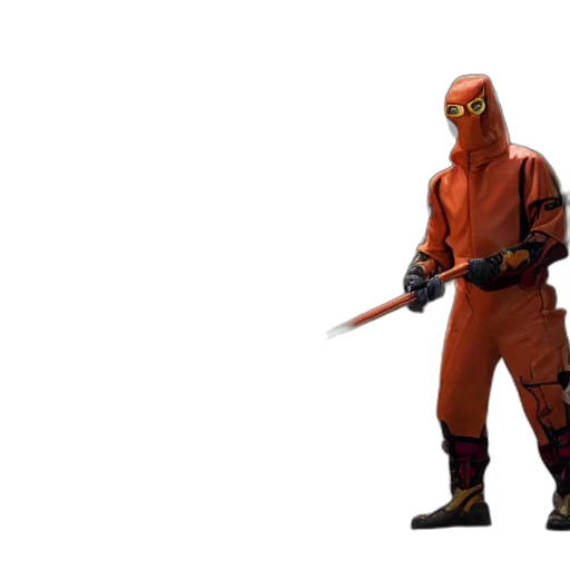 weapon, staff, animal, creature transparent PNG cut-out