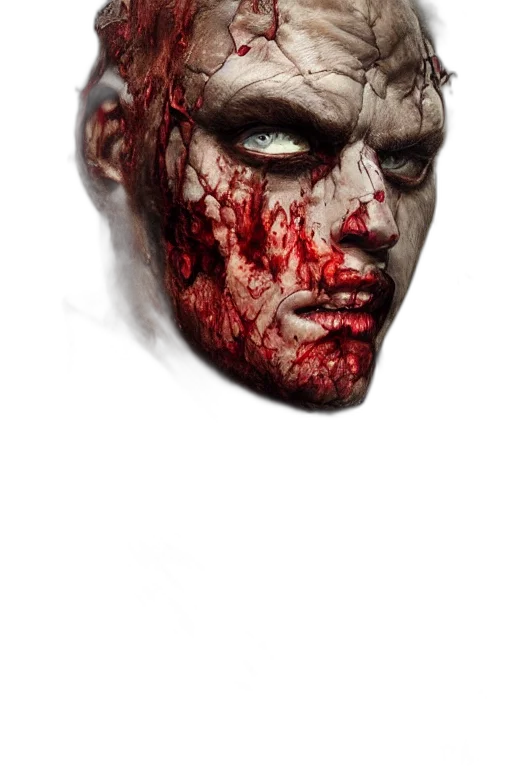 face, mask, creature, staff transparent PNG cut-out