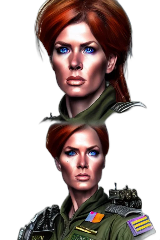 face, concept art, fantasy art, comic book art transparent PNG cut-out